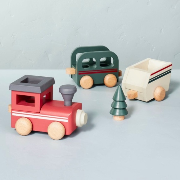 Hearth & Hand Toys Hearth And Hand Train Set Wooden Toy Train